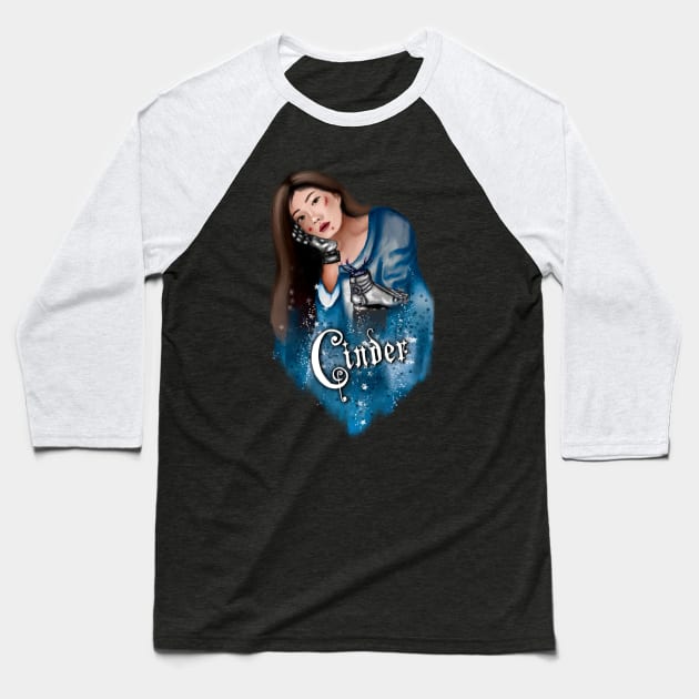 Cinder (the Lunar Chronicles) Baseball T-Shirt by Imaginelouisa